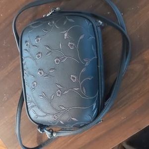 Floral Embossed Purse